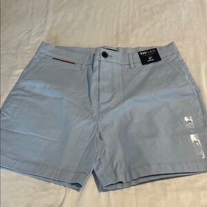 Tommy Hilfiger Sky Blue Men's Flat Front Shorts